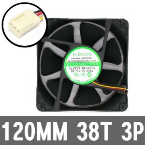 120MM 38T 3P 케이스 시스템 컴퓨터쿨러