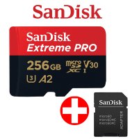 인스타360 X3 외장메모리 Extreme PRO MicroSD 256GB U3 4K