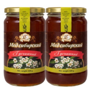 시베리아 메밀꿀 러시아 알타이 토종 야생화 자연산 숙성 수입 천연 벌꿀 500g, 2개
