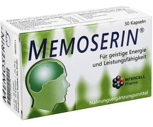 독일 <b>메모세린</b> memoserin 30캡슐 두뇌영양소 수험생 집중력 기억력 인지능력