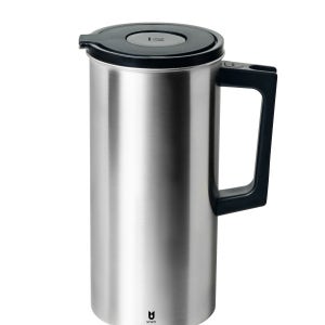 krom 스텐물병 1.6L 냉장용 간편세척 대용량 (블랙/라임/코랄) 다용도 보관통