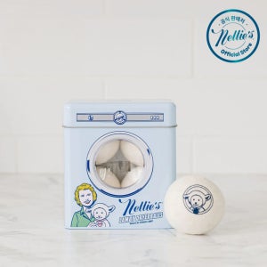 넬리 뉴질랜드산 100% 천연 양모볼 울드라이어볼 건조기양모볼 건조기볼 (4개입)