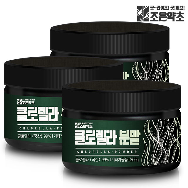 조은약초 클로렐라 분말 200g x 3