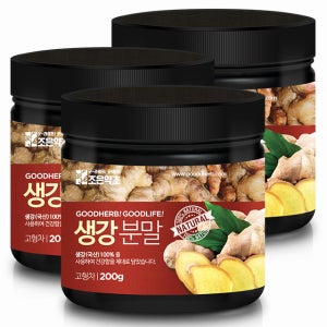 조은약초 생강가루 200g x 3