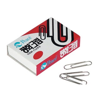 피스코리아 600 크립 1개 핀 클립 문서 서류