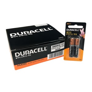 [건전지] 듀라셀 DURACELL LR03 AAA사이즈 알카라인 포장 40개입 1.5V