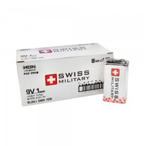 [건전지] 스위스밀리터리 SWISS MILITARY 6LR61 알카라인 벌크 12개입 9V