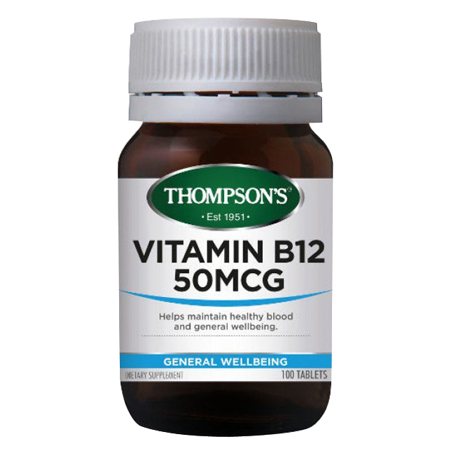 <b>톰슨 비타민 B12</b> 50mcg 100태블릿