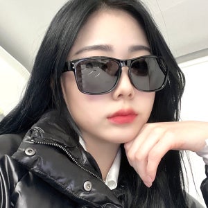 블랙 실버 빅 오버사이즈 낚시 운전 편광선글라스