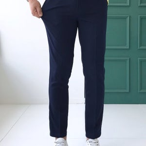 링클프리 린넨 스판 남자 여름 밴딩 슬랙스팬츠