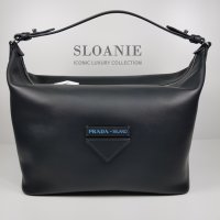 [PRADA] 프라다 컨셉 토트백 블랙 카프스킨 1BC065