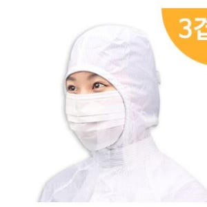FACE MASK 3겹 210mm 일회용 부직포 마스크 벌크타입 50매