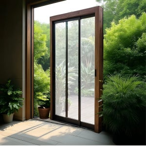 킹스도어 현관 중문 3연동 투명유리 오픈형 가정용 아파트 시공 설치 자체생산 베이직8.0