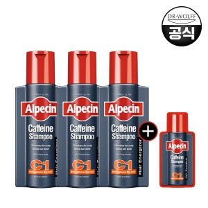 알페신 카페인 샴푸 C1 250ml 3개입 약산성 모발 강화 독일샴푸