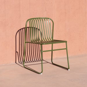 코나 녹방지 철제 야외 등받이 의자 카페 테라스 4컬러