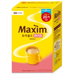 동서식품 맥심 모카골드 라이트 커피믹스 180T