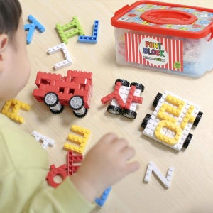 플라팜 글자블럭 한글공부 161pcs 레고호환 블럭 교구