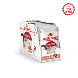 로얄캐닌 고양이사료 그레이비 인스팅티브 85gX12P 습식파우치