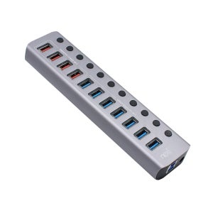 USB3.0 멀티허브 11포트 유전원 포트 확장 유에스비 컴퓨터 노트북 PC 연결 고속충전