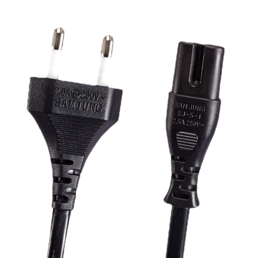 AC 파워 케이블 컴퓨터 티비 프린터 전원 코드 모니터 연결 선 8자 선택13 0.5M