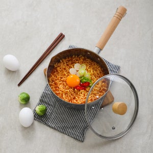 시샘 라면냄비 이유식 스텐 인덕션 함마톤 계량 편수 냄비