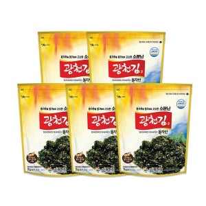 [광천김] 소문난 돌자반 70g x 5봉/ 김자반 주먹밥 반찬