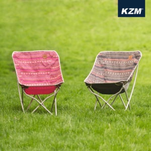 카즈미 캠핑의자 1+1 벨리 접이식 감성 캠핑체어 나들이 공원 의자