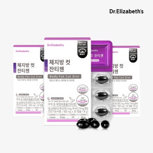 닥터엘리자베스 체지방 컷 잔티젠 다이어트 체지방 감소 30캡슐, 3개