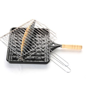 로타리 석쇠 세트 생선구이 초벌구이 직화구이 캠핑용품 숯불 가능