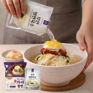 참도깨비 부산 가야밀면10인분 밀면2kg 육수10봉 외 비빔,반반 냉면 무김치