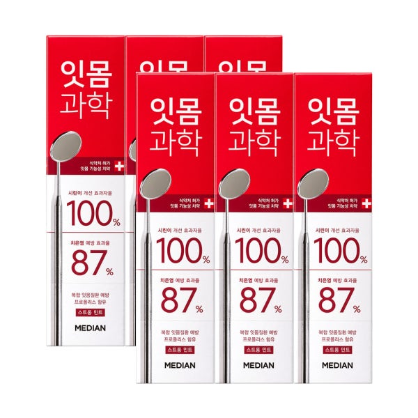 메디안 잇몸/구취 과학 치약 6입
