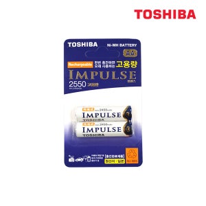 도시바 IMPULSE 니켈수소 AA AAA 1000mAh 2000mAh 2550mAh