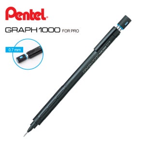 펜텔 그래프 1000 제도 샤프 PG1007 블랙 0.7mm