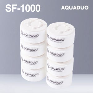 샤워플러스 싱크헤드 코브라 플렉시블 리필필터 SF-1000 필터 8개입