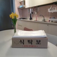 일회용 위생 테이블보 업소용 식당 횟집비닐 방수식탁보 비닐식탁보 50매