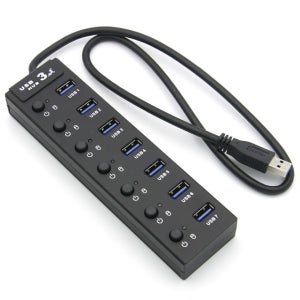 USB3.0허브 7포트 스위치 무전원 유전원 멀티 분배기