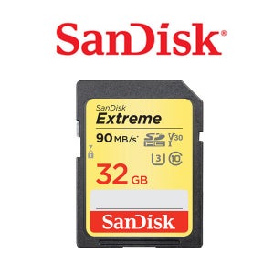 샌디스크 Extreme SD카드 32기가 정품 SDXVE-032G