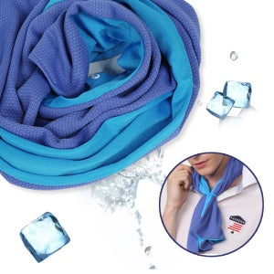 국산 아이스 투 쿨링타올 냉감 등산 수건 야구장 직관 목에거는 넥쿨러 땀닦는 운동 작업