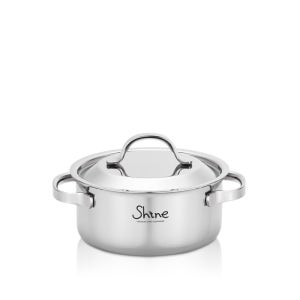 한일스텐레스 통3중 IH 샤인 스텐냄비 양수 18cm