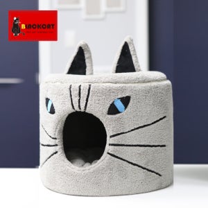 [먼치킨] 캣홈 (그레이/중형)