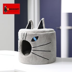 [먼치킨] 캣홈 (그레이/소형)