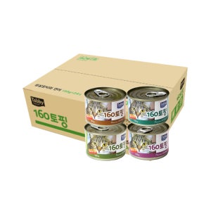 160토핑 콤보 160g x24개 고양이캔