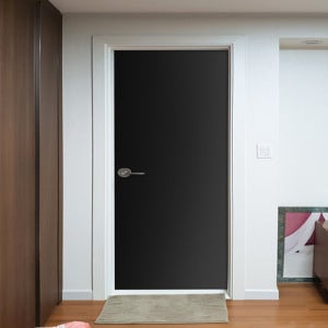 현관문 시트지 단색 인테리어필름 매트 블랙 (GSM839H)