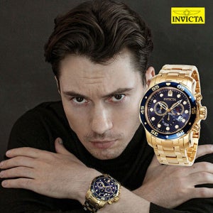 [한국공식수입원] INVICTA 인빅타 Pro Diver Collection 크로노그래프 빅사이즈 메탈시계 0073