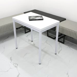 소형 카페 인테리어 2인용 식탁 800 x 500 철제 DIY 미니 사이즈 좁은 까페 탁자