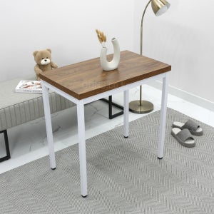 심플한 카페 2인 테이블 700 x 450 화이트 프레임 DIY 슬림 좁은 까페 홀 식탁