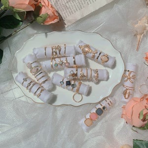 [균일가/무배] 보석원석스톤링반지세트 13종 2+1 컬렉션