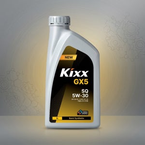 GS칼텍스 킥스 GX5 4행정 예초기오일 자동차 엔진오일 5W-30, 1L, 1개