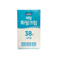 매일휘핑크림38 1L (국내산/동물성/휘핑,요리용)