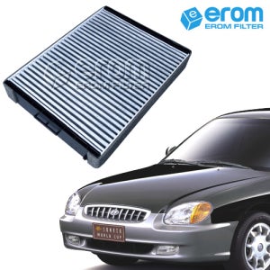 EF/뉴EF 쏘나타 에어컨필터 2개세트 (~03년4월 이전) 활성탄 060C 9761938100 호환